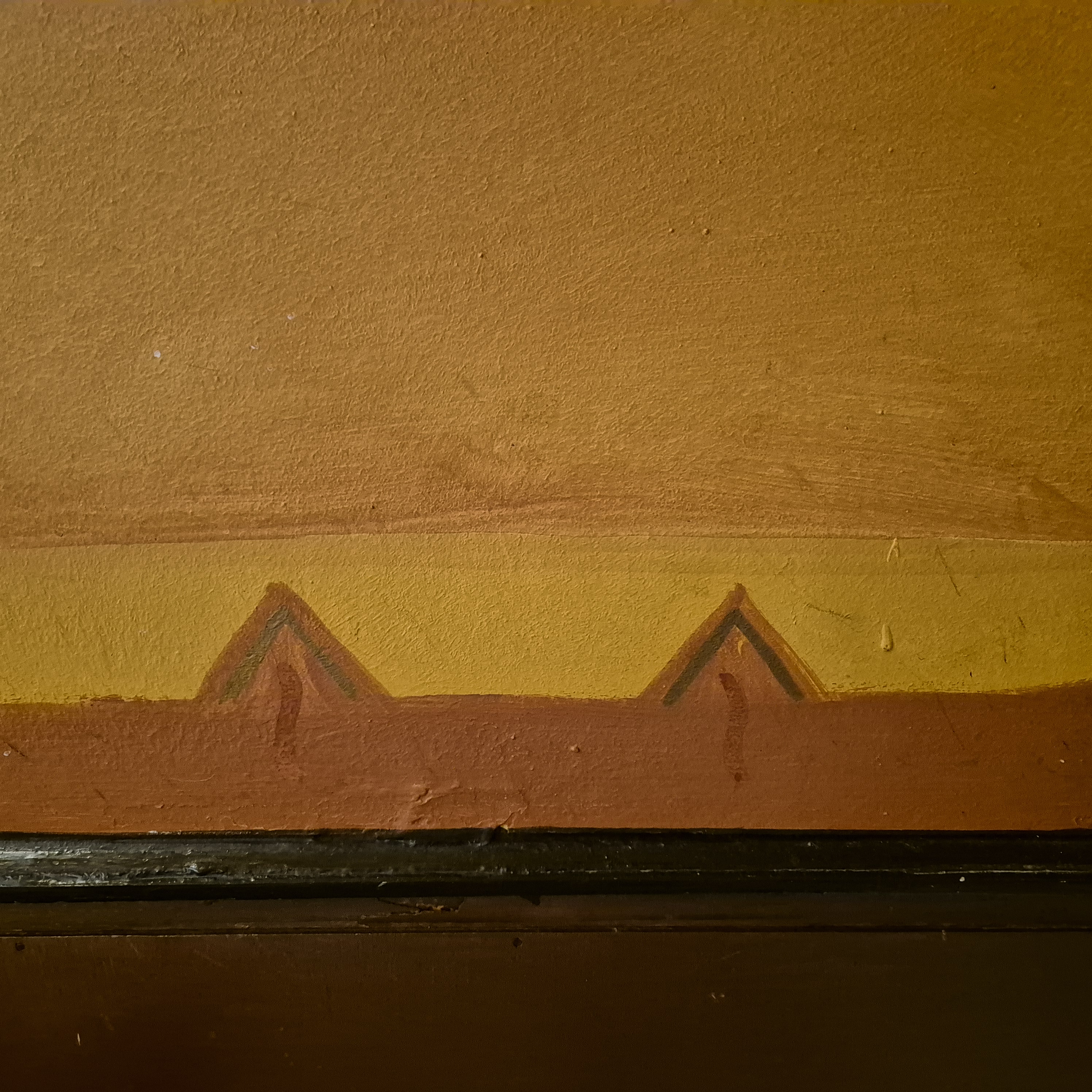 Detailaufnahme der Wandgestaltung im Restaurant